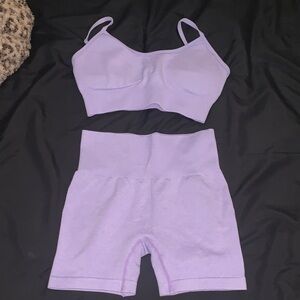 Lavender Women's Gym Set